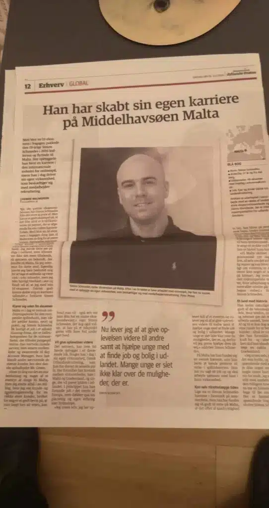 Artikel fra Jyllands Posten omkring Dansk Udlandsrekruttering